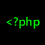 Icon indicating a PHP script